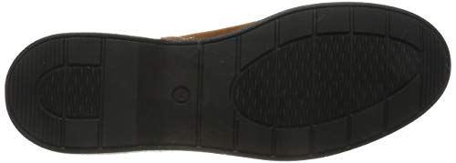 Clarks Un Elda Mid, Botas Slouch Mujer, Marrón (Dark Tan Suede Dark Tan Suede), 41 EU