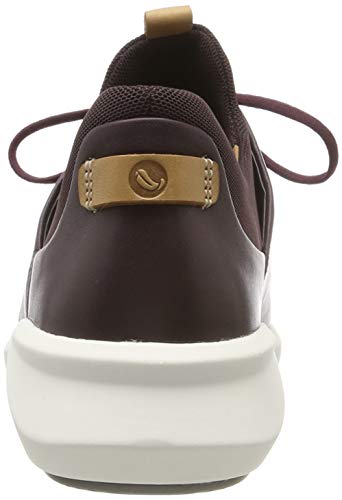 Clarks Un Rio Lace Zapatillas Mujer, Marrón (Aubergine Lea Aubergine Lea), 41.5 EU