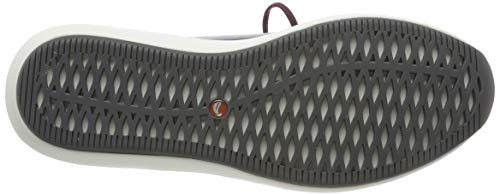 Clarks Un Rio Lace Zapatillas Mujer, Marrón (Aubergine Lea Aubergine Lea), 41.5 EU