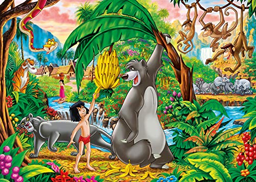 Clementoni- Disney Peter Pan + The Jungle Book Frozen 2 Puzzles, 60 Piezas, Multicolor (21613)