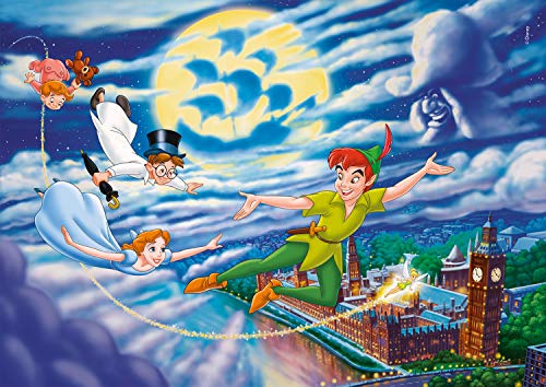 Clementoni- Disney Peter Pan + The Jungle Book Frozen 2 Puzzles, 60 Piezas, Multicolor (21613)