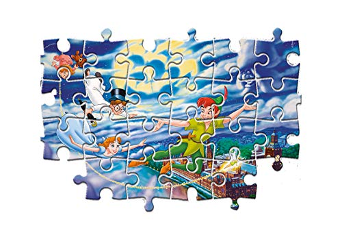 Clementoni- Disney Peter Pan + The Jungle Book Frozen 2 Puzzles, 60 Piezas, Multicolor (21613)