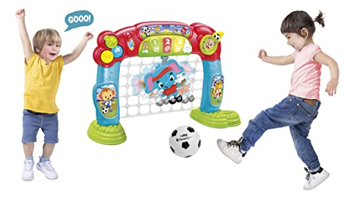 Clementoni Portería interactiva 1 año, Multicolor (61340)