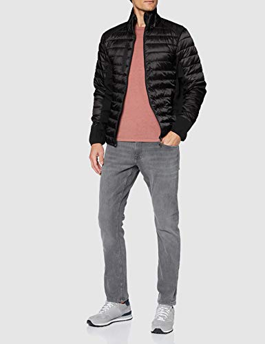 Clique - Chaqueta - Cuello Mao - Manga Larga - Opaco - para Hombre Negro (99) S