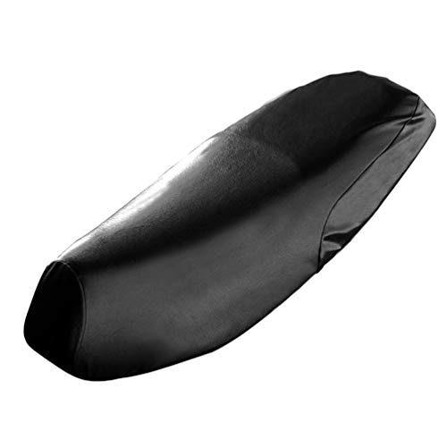 CLISPEED 2 Piezas Cubierta de Silla Cómoda Cubierta de Silla Impermeable Cubierta de Asiento Almohadilla de Cuero Cojín para Moto Bicicleta Eléctrica Motocicleta