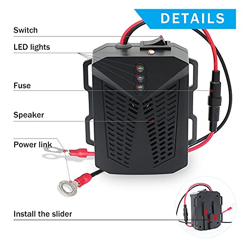 CMOISO Repelente de Ratas Ultrasonico Coche, Repelente de plagas de Coche de conversión de frecuencia ultrasónica Inteligente con Flash LED para Ratas, arañas, Mosquitos, Ratones, Insectos, roedores