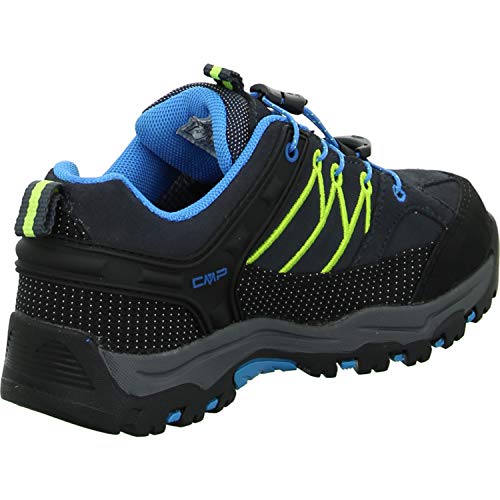 CMP Campagnolo Rigel WP Low-Cut 2021 - Botas de senderismo para niños, color gris y amarillo, talla EU 31