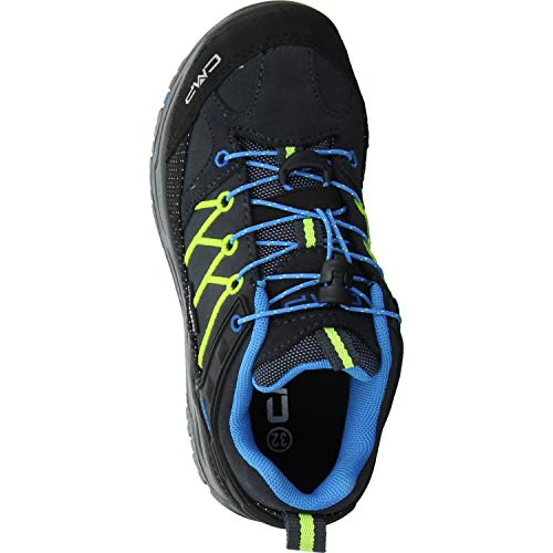 CMP Campagnolo Rigel WP Low-Cut 2021 - Botas de senderismo para niños, color gris y amarillo, talla EU 31