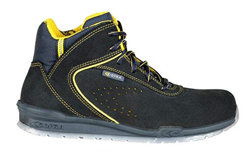 Cofra 78691-001.W43 FAIR PLAY S1 P SRC - Botas de seguridad, color azul/amarillo, talla 43