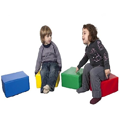 COJIN CUADRADO PSICOMOTRICIDAD PARA CENTROS DE ACTIVIDADES 30 X 30 X 15 CM