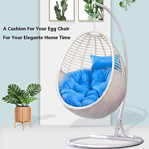 Cojín de Asiento, Solo cojín de Silla Egg, Cojín de Asiento de Silla de Columpio Colgante, Cojines de Silla de Hamaca Colgantes Gruesos, Funda de Silla Colgante Desmontable y Lavable, Cojines de Sill