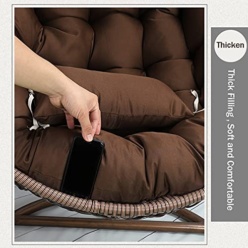 Cojin Silla Colgante Huevo Cojines Silla Colgante Columpio para Patio, Jardin, Exterior Cojín para Sillas Colgantes, Cesta Colgante, Sillas de Mimbre (No Incluye Silla) #23