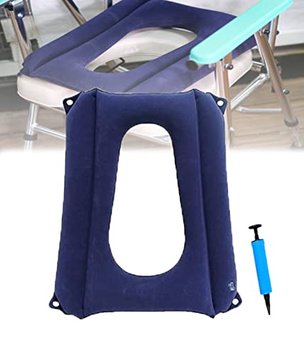 Cojines inflables para personas mayores, cojín de asiento antiescaras para silla de ruedas, accesorios de enfermería para aliviar el dolor, uso para silla de inodoro, silla de ducha