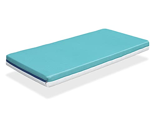 Colchon 80x160 Cama Infantil - Altura 14 CM Promo Basic - Desenfundable Ergonomico Transpirable Lavable Memory. Ideal para Cama Nido