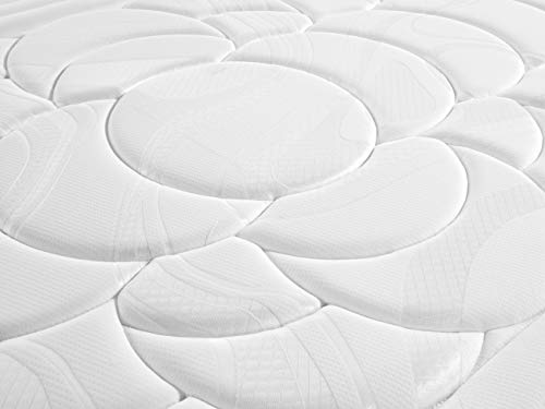 Colchón De Muelles Ensacados Con Viscoelástica 150x200 - Efecto Relax 7 Zonas De Confort - Altura 27 Cm | Certificado Sanitized® Y oeko-tex®