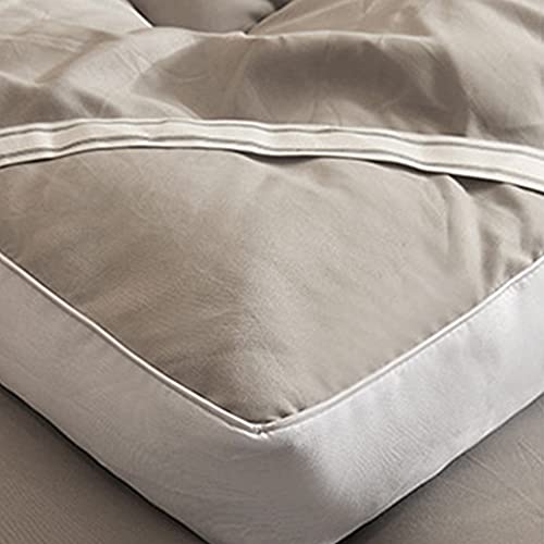 Colchón De Suelo De Estilo Japonés, Colchón De Futón De Tatami Grueso, Cojín De Dormir Suave Y Plegable, Colchón Portátil De Color Sólido Para Invitados, Colchón Enrollable,B,120x200cm (47.2*78.7 in)