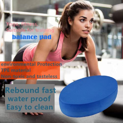 Colchoneta de equilibrio ovalada, colchoneta de ejercicios de fitness estable, tabla de entrenamiento de equilibrio antideslizante, muy adecuada para fisioterapia, Pilates, entrenamiento de fuerza