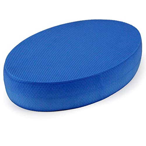 Colchoneta de equilibrio ovalada, colchoneta de ejercicios de fitness estable, tabla de entrenamiento de equilibrio antideslizante, muy adecuada para fisioterapia, Pilates, entrenamiento de fuerza