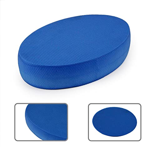 Colchoneta de equilibrio ovalada, colchoneta de ejercicios de fitness estable, tabla de entrenamiento de equilibrio antideslizante, muy adecuada para fisioterapia, Pilates, entrenamiento de fuerza