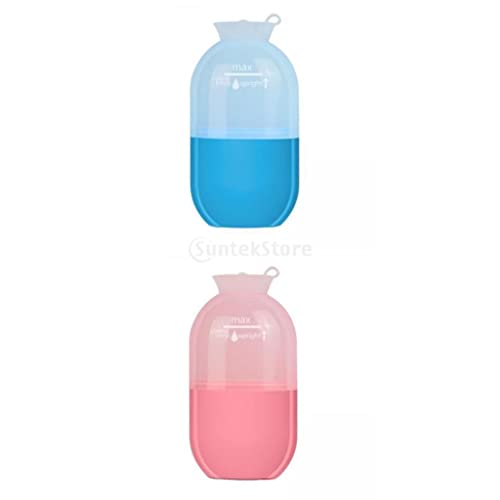 Colcolo 2 Tazas de Masaje con Hielo para El Rodillo de Masaje en Frío de Fitness Facial