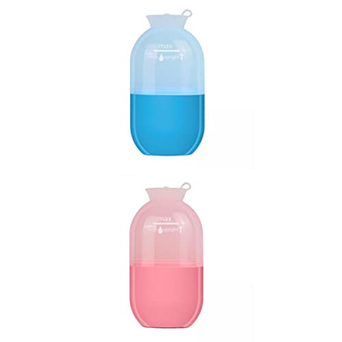 Colcolo 2 Tazas de Masaje con Hielo para El Rodillo de Masaje en Frío de Fitness Facial