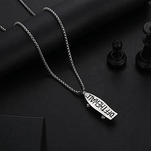 Colgante De Collar De Scooter De Letra Larga Personalizado