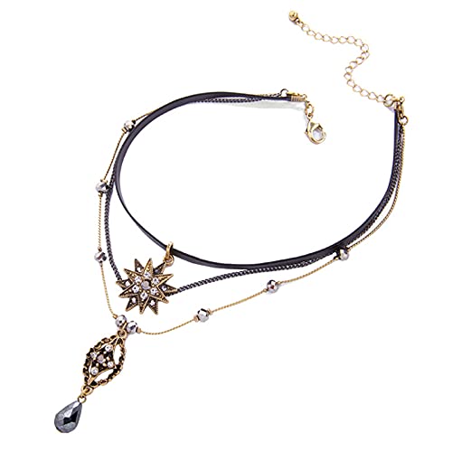 Collar con colgante de estrella bohemia