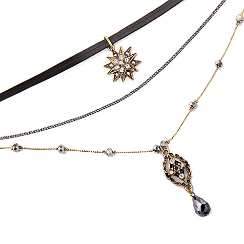 Collar con colgante de estrella bohemia