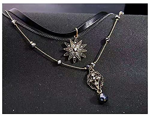 Collar con colgante de estrella bohemia