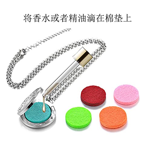 Collar De Aceite Esencial Flor De Sol Aromaterapia Grúa Acero Inoxidable Hueco De Aceite Esencial Perfume Diverso Collar Colgante