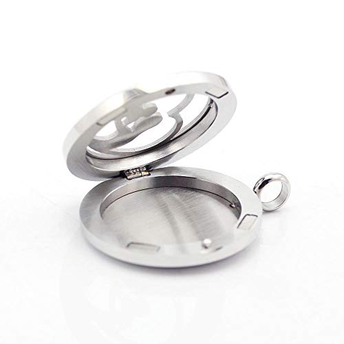 Collar De Aceite Esencial Flor De Sol Aromaterapia Grúa Acero Inoxidable Hueco De Aceite Esencial Perfume Diverso Collar Colgante