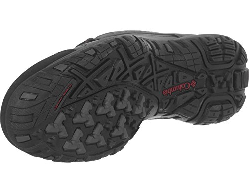 Columbia Peakfreak Venture Waterproof Zapatos impermeables para Hombre, Negro (Black, Vintage Red), 41 EU