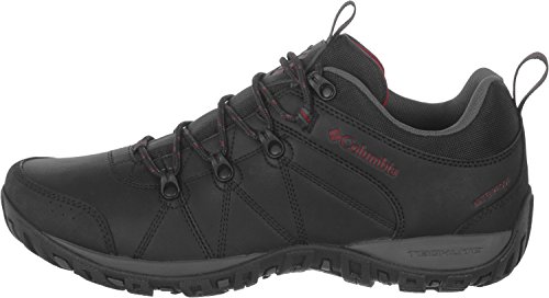 Columbia Peakfreak Venture Waterproof Zapatos impermeables para Hombre, Negro (Black, Vintage Red), 41 EU