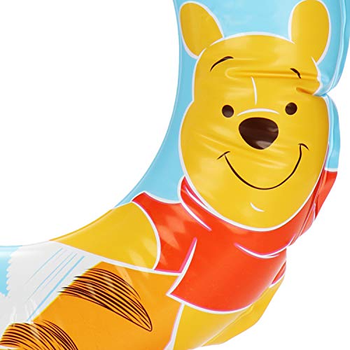 com-four® 2X Neumáticos de natación para divertirse Nadando - Anillo de natación con Motivos de los Personajes de Disney Winnie The Pooh, Tigger y I-Aah (02 Piezas - Ø 45cm Winnie The Pooh)