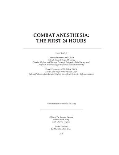 Combat Anesthesia: The First 24 Hours (English Edition)