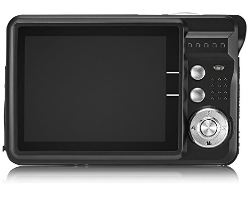 Compactas Cámaras Digitales AbergBest 2.7 LCD Recargable HD Cámara Digital para Estudiantes, niños, Adultos Interior y Exterior (Negro)