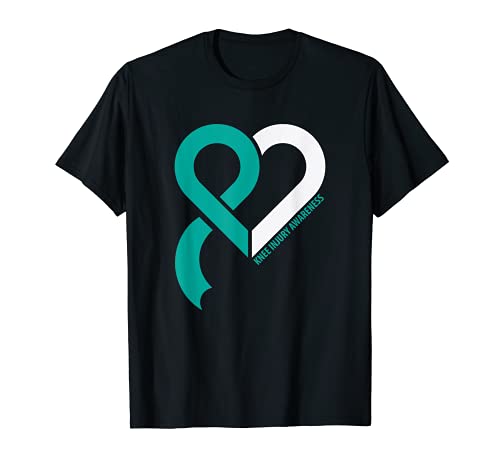 Conciencia de lesiones de rodilla Rehabilitación de rodilla Corazón relacionado Cinta Camiseta