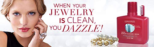 Connoisseurs Limpiador de Joyas en Gel -Solución Limpiadora de Oro, Plata, Diamantes y Piedras Preciosas Restaura el Brillo - Cepillo Incluido 150 ml