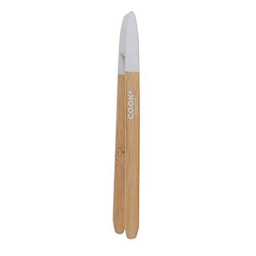Cook Concept CMKU6119 Pinzas Tostadas 24 CM, bambú, Colores Surtidos, 24 x 1.5 cm