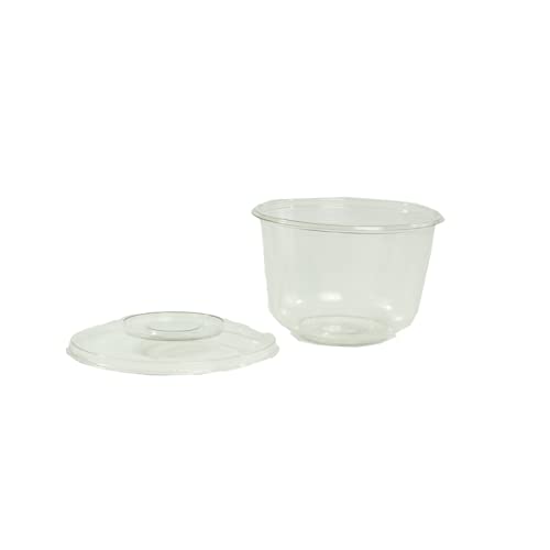Copa+Tapa Transparentes Venecia Copa Postre 150cc/5oz 50 Unidades