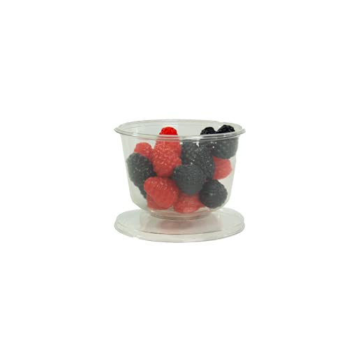 Copa+Tapa Transparentes Venecia Copa Postre 150cc/5oz 50 Unidades