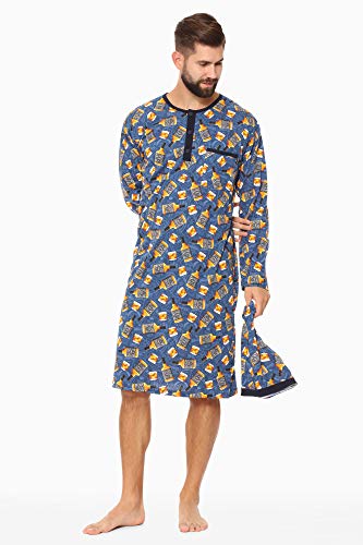 Cornette Camisón para Hombre 110V2015 (Whisky, XL)