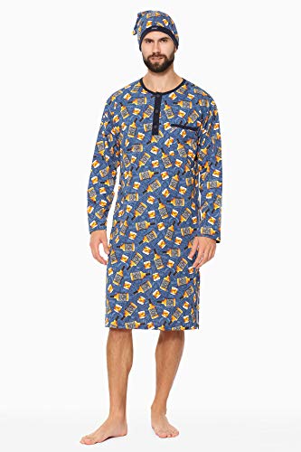 Cornette Camisón para Hombre 110V2015 (Whisky, XL)