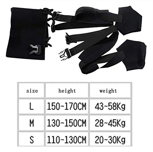 Corrección de cinturón de corrección de piernas ligeras Corrector de postura, Unisex O / X Tipo de pierna Corrección Rodillas de Knock Deformidad Valgus Deformidad Banda de piernas de arco Enderezada