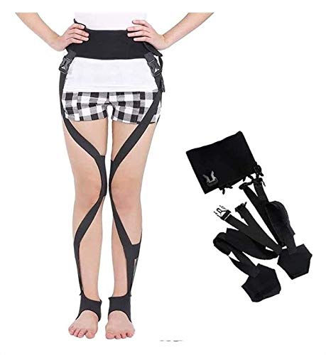 Corrección de cinturón de corrección de piernas ligeras Corrector de postura, Unisex O / X Tipo de pierna Corrección Rodillas de Knock Deformidad Valgus Deformidad Banda de piernas de arco Enderezada