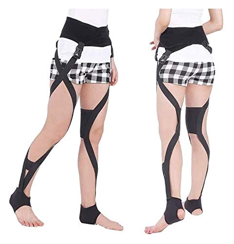 Corrección de cinturón de corrección de piernas ligeras Corrector de postura, Unisex O / X Tipo de pierna Corrección Rodillas de Knock Deformidad Valgus Deformidad Banda de piernas de arco Enderezada