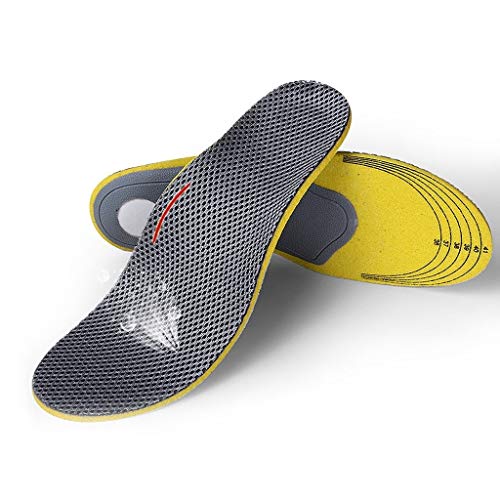 Corrección de la plantilla del pie plano de palma completa de los hombres de choque y mujeres adultos correcta ayuda de arco de alta Valgus ortopédico pierna Arco ( Size : A pair of gray 41-46 yards )