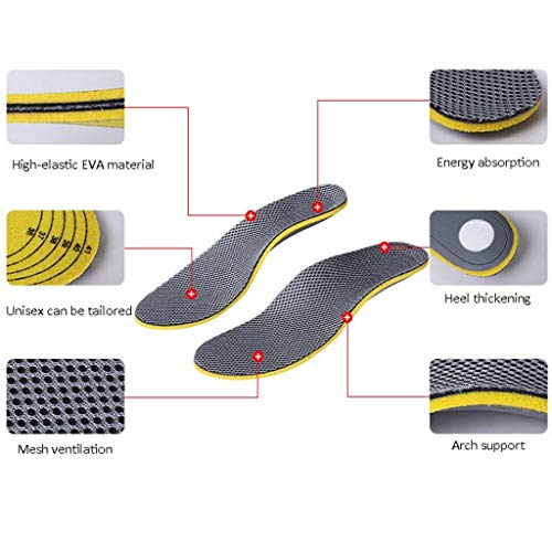 Corrección de la plantilla del pie plano de palma completa de los hombres de choque y mujeres adultos correcta ayuda de arco de alta Valgus ortopédico pierna Arco ( Size : A pair of gray 41-46 yards )