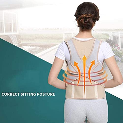 Corrector de postura de espalda Los correctores de postura pueden ser usados​por hombres y mujeres.El soporte trasero se puede usar for mejorar la cifosis y aliviar el cuello del hombro y el dolor de