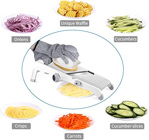 Cortador de Verduras Multifuncional Mandolina (blanco)